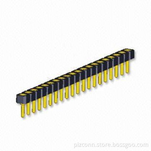 IC Socket with PCB Connector, 4.82mm Pin Length, Beryllium Copper and Heat Treated Clip